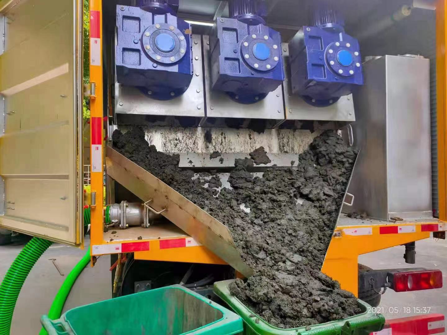 洪梅镇化粪池清掏城市维护站-泥浆净化干湿分离处理